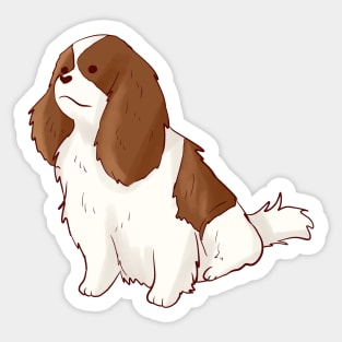 King charles spaniel dog Sticker